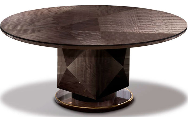 Фото 1 - Обеденный стол Infinity круглый с деревянным основанием 