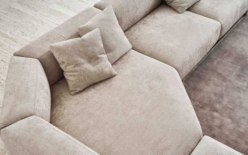 Фото 2 - Секционный диван Boheme серый 