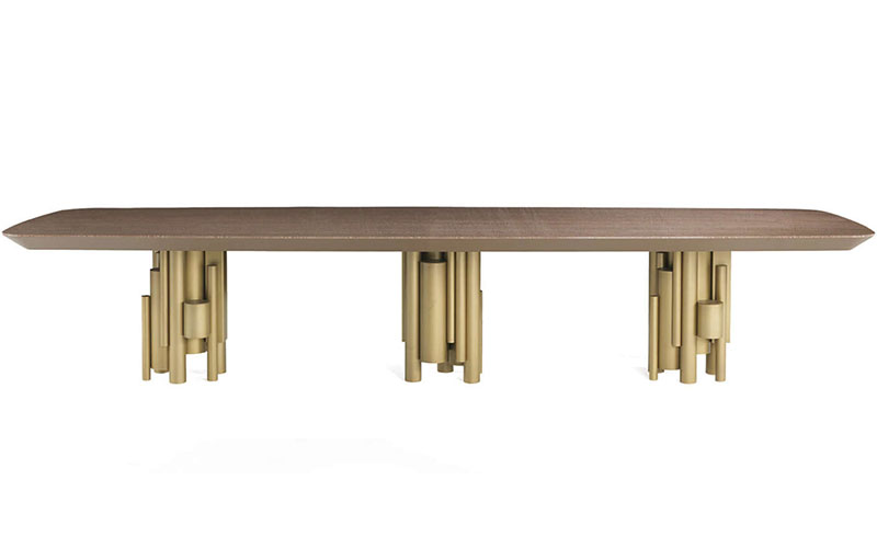 Фото 1 - Обеденный стол Antigua прямоугольный коричневый 