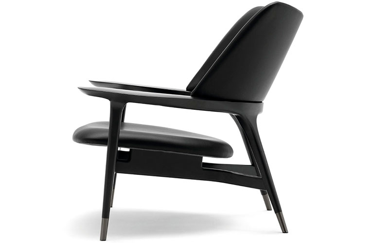 Фото 2 - Кресло Mirage деревянное черное 