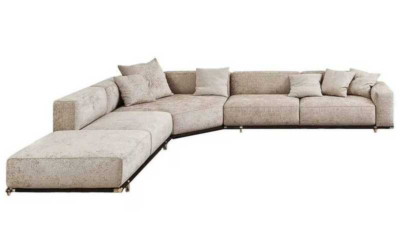 Фото 1 - Секционный диван Boheme серый 