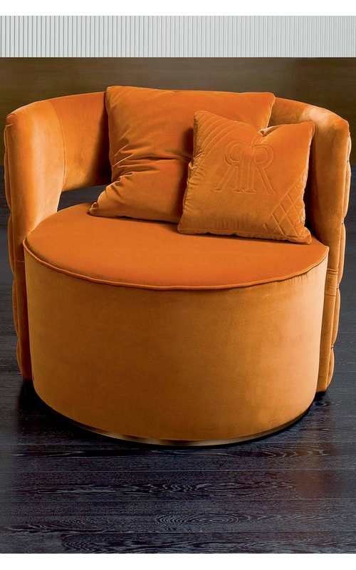 Фото 1 - Кресло Giotto оранжевое 