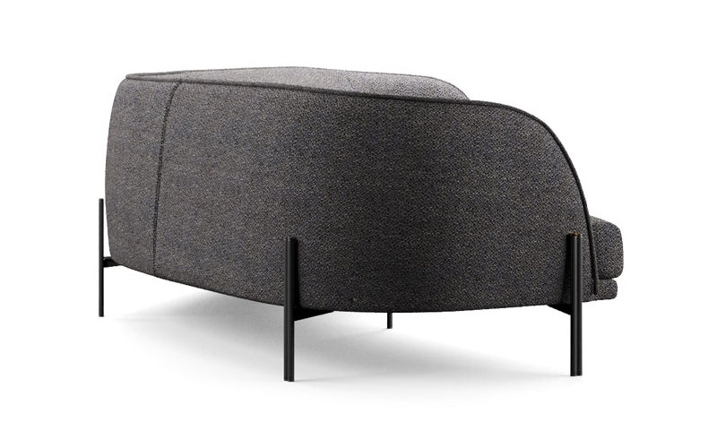 Фото 3 - Секционный диван Caillou серый 