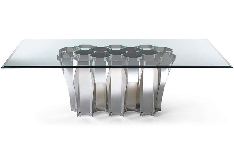 Фото 1 - Обеденный стол Soho прямоугольный серый 