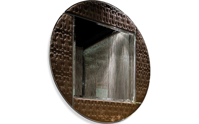 Фото 1 - Зеркало Barnum в коричневой раме 