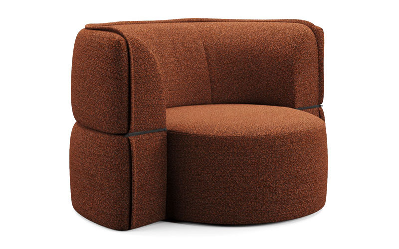 Фото 2 - Кресло Soft Island Indoor коричневое 