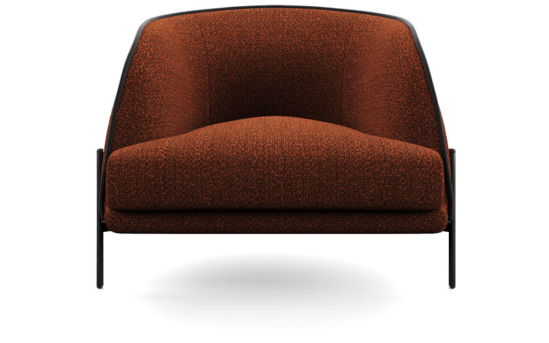 Фото 1 - Кресло Caillou коричневое 