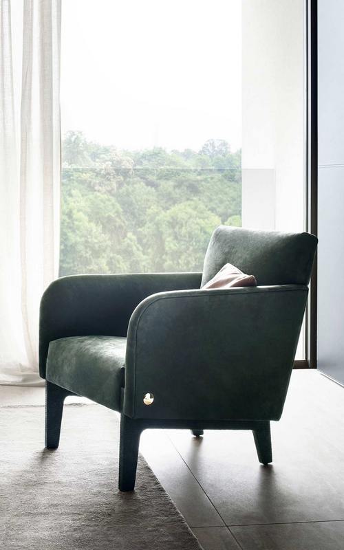 Фото 1 - Кресло Agata зеленое 