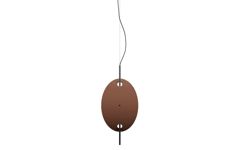 Фото 2 - Подвесной светильник Corolle коричневый 