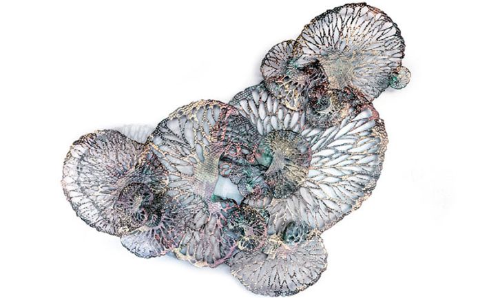 Фото - 1 - Настенная скульптура Mirage Coral Leaves